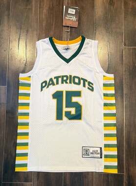 Authentic Classics Jalen Brunson Patriots 15 Size M Basketball Jersey